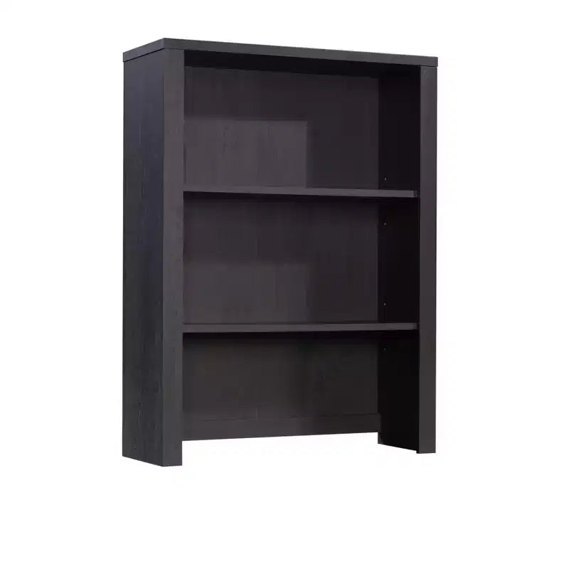 Alzatina per libreria con 2 ripiani regolabili, finitura Raven Oak, MDF con superficie laminata
