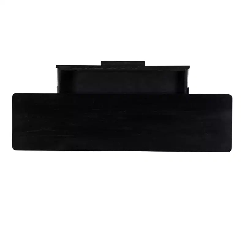 Consolle in lacca nera con cassetto – 48W x 12.5D x 33H pollici
