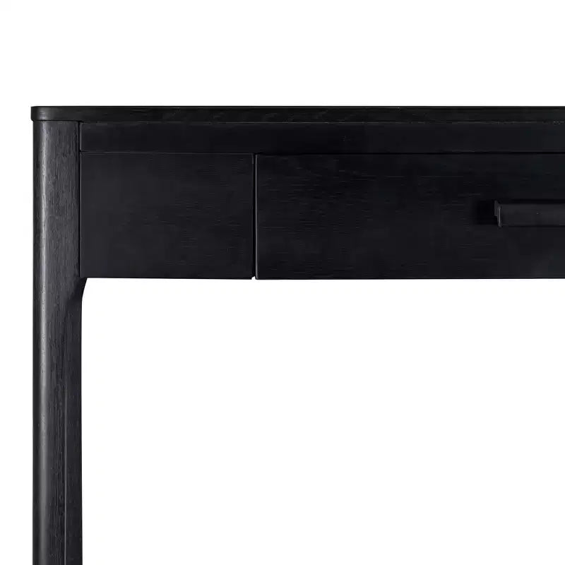 Consolle in lacca nera con cassetto – 48W x 12.5D x 33H pollici