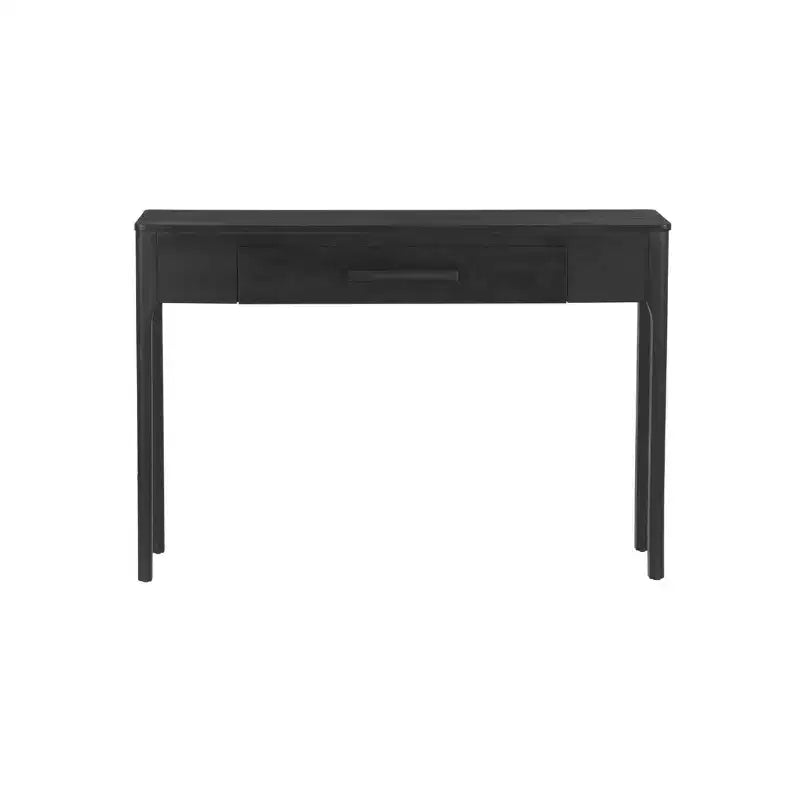 Consolle in lacca nera con cassetto – 48W x 12.5D x 33H pollici