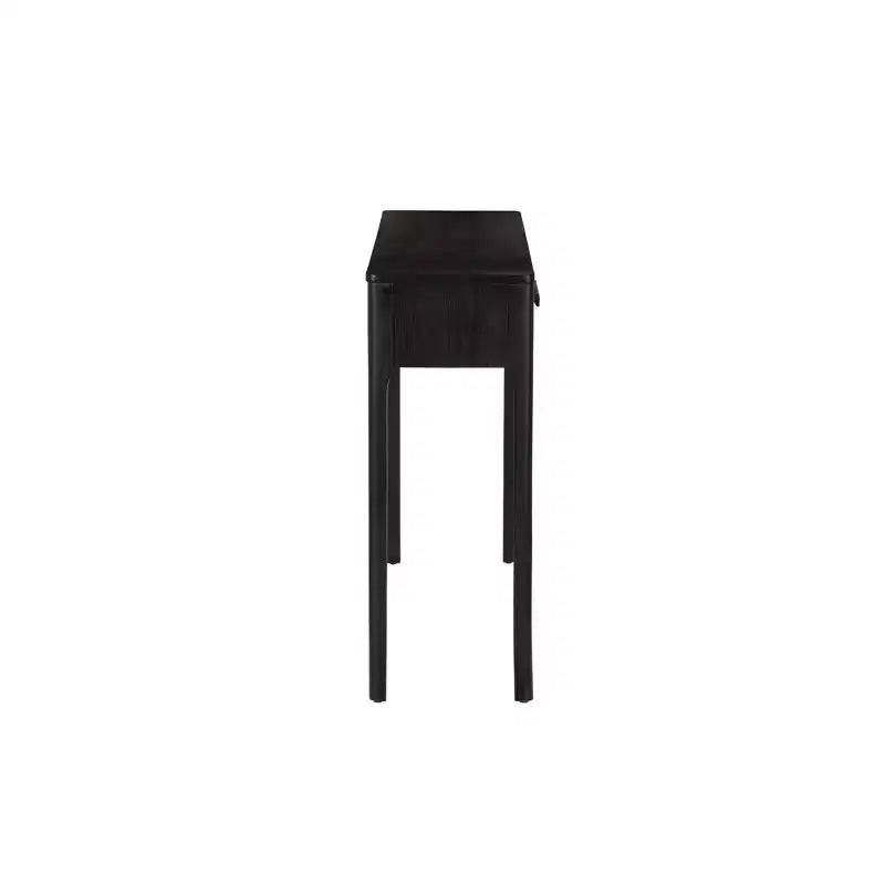 Consolle in lacca nera con cassetto – 48W x 12.5D x 33H pollici