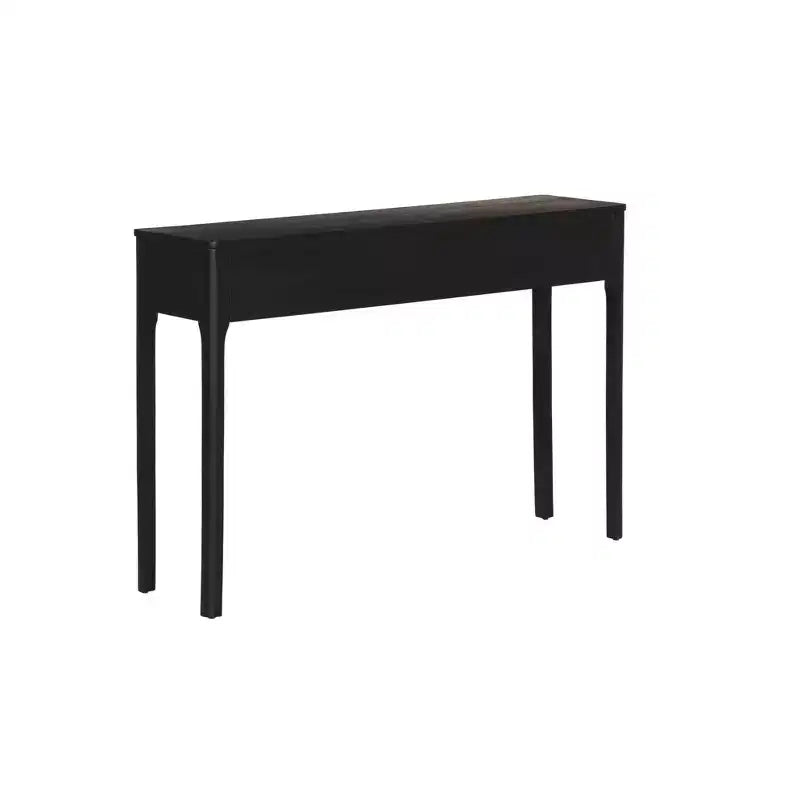 Consolle in lacca nera con cassetto – 48W x 12.5D x 33H pollici