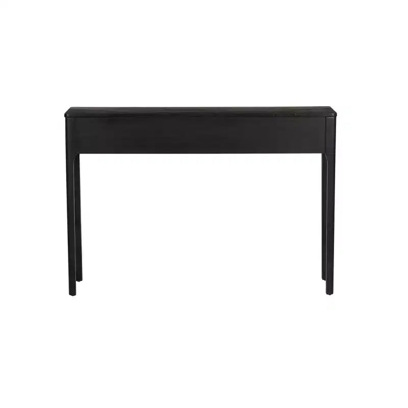 Consolle in lacca nera con cassetto – 48W x 12.5D x 33H pollici