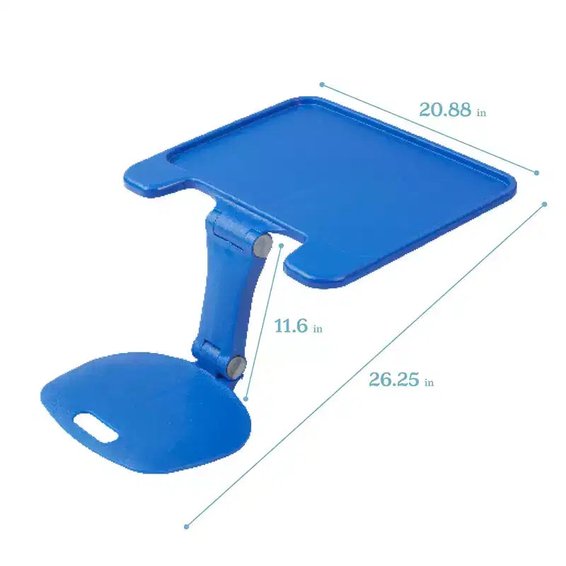 Scrivania portatile pieghevole per laptop con superficie regolabile, grande