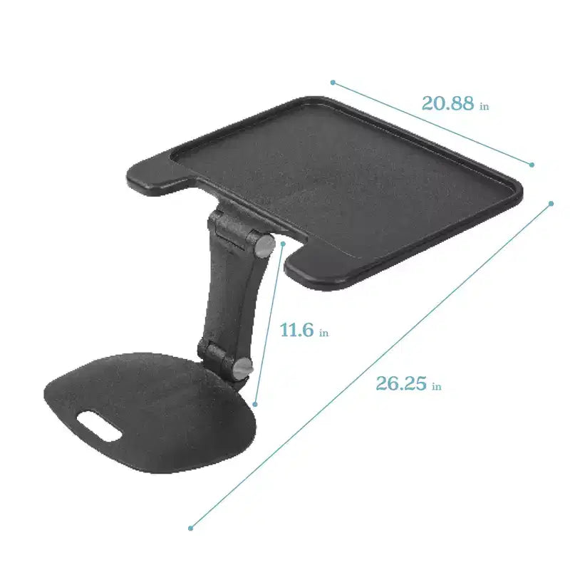 Scrivania portatile pieghevole per laptop con superficie regolabile, grande