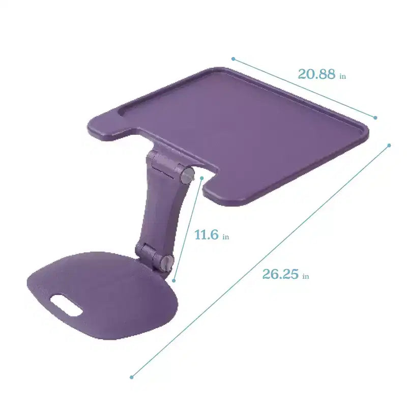 Scrivania portatile pieghevole per laptop con superficie regolabile, grande