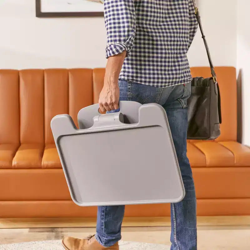 Scrivania portatile pieghevole per laptop con superficie regolabile, grande