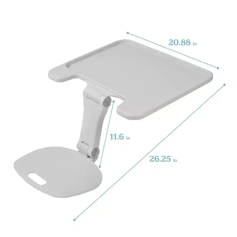 Scrivania portatile pieghevole per laptop con superficie regolabile, grande