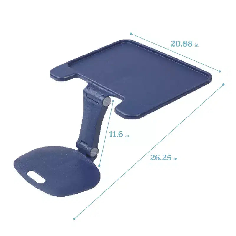 Scrivania portatile pieghevole per laptop con superficie regolabile, grande