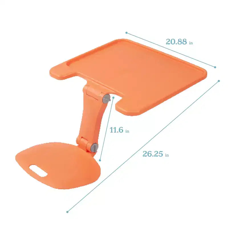 Scrivania portatile pieghevole per laptop con superficie regolabile, grande