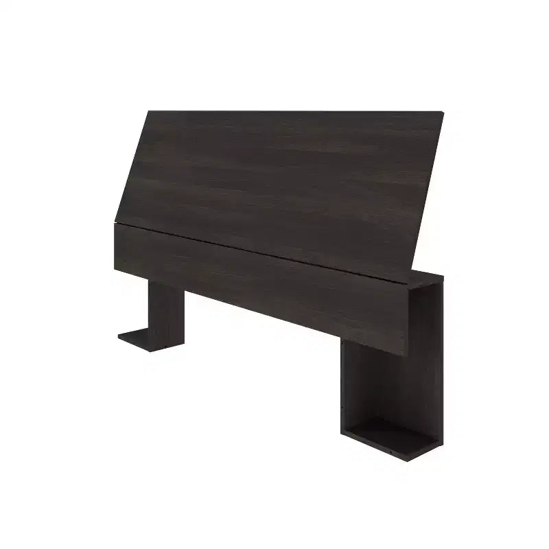 Testiera a Scomparti Laterali Full Size, Laminato Effetto Legno, Montabile su Struttura Letto
