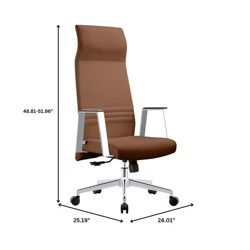 Sedia da ufficio ergonomica con schienale alto, supporto lombare, schienale in rete, girevole e regolabile in altezza
