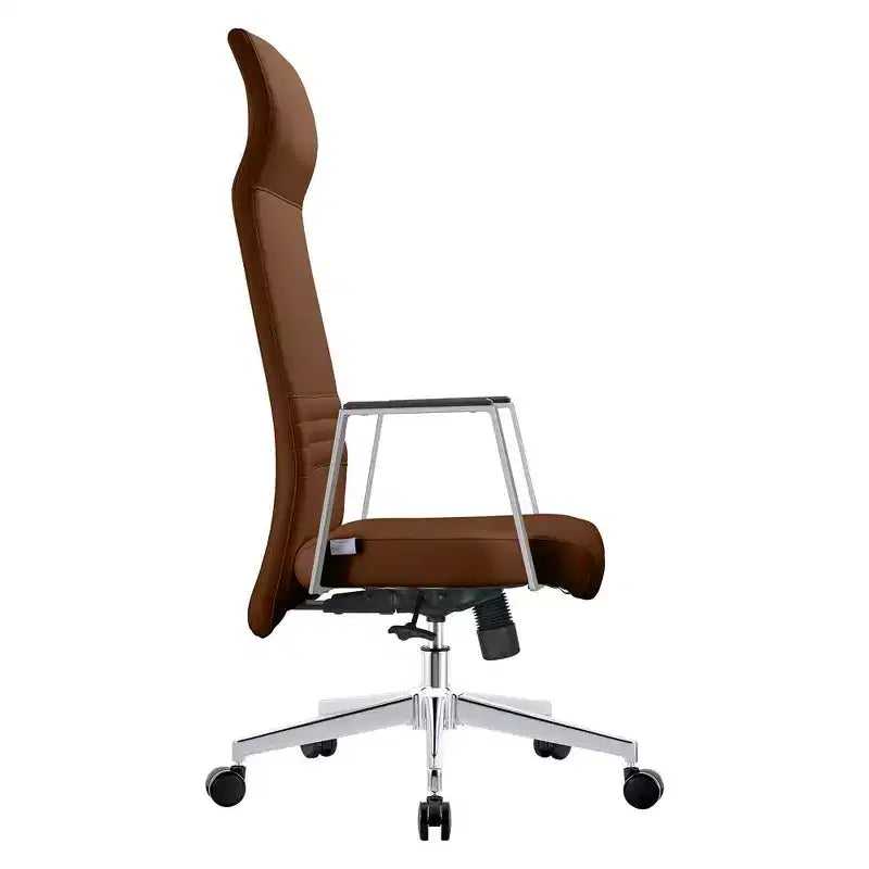 Sedia da ufficio ergonomica con schienale alto, supporto lombare, schienale in rete, girevole e regolabile in altezza