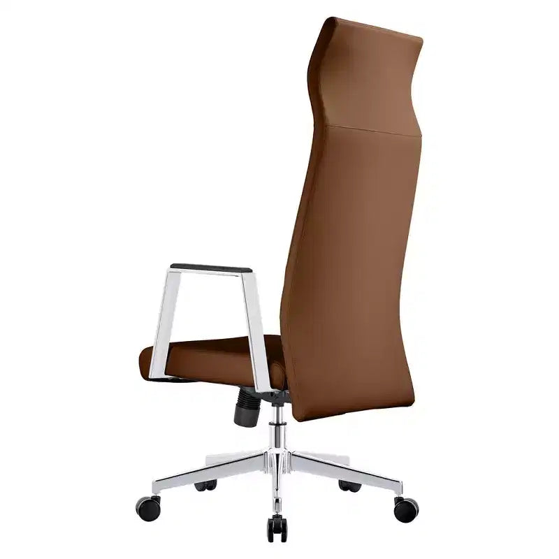 Sedia da ufficio ergonomica con schienale alto, supporto lombare, schienale in rete, girevole e regolabile in altezza