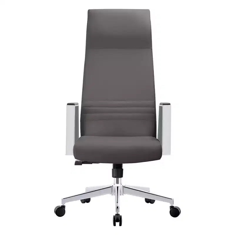 Sedia da ufficio ergonomica con schienale alto, supporto lombare, schienale in rete, girevole e regolabile in altezza