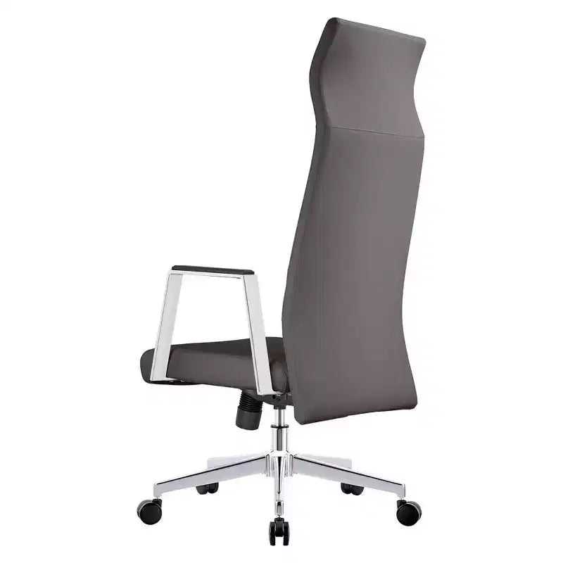 Sedia da ufficio ergonomica con schienale alto, supporto lombare, schienale in rete, girevole e regolabile in altezza