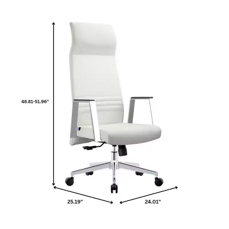 Sedia da ufficio ergonomica con schienale alto, supporto lombare, schienale in rete, girevole e regolabile in altezza