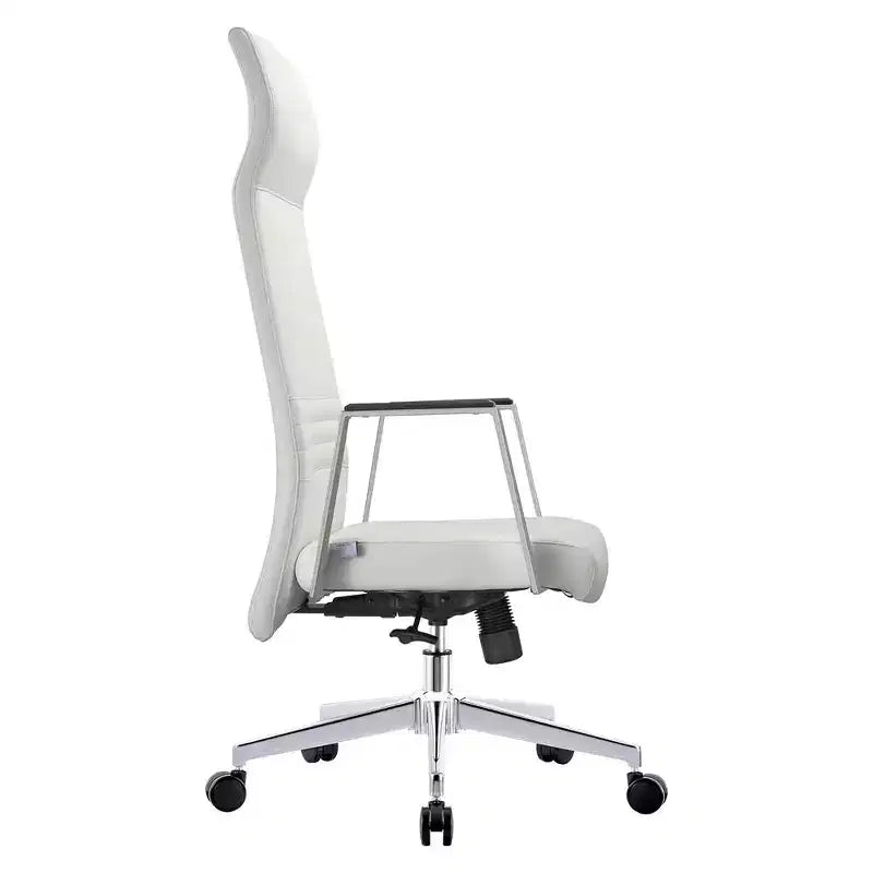 Sedia da ufficio ergonomica con schienale alto, supporto lombare, schienale in rete, girevole e regolabile in altezza