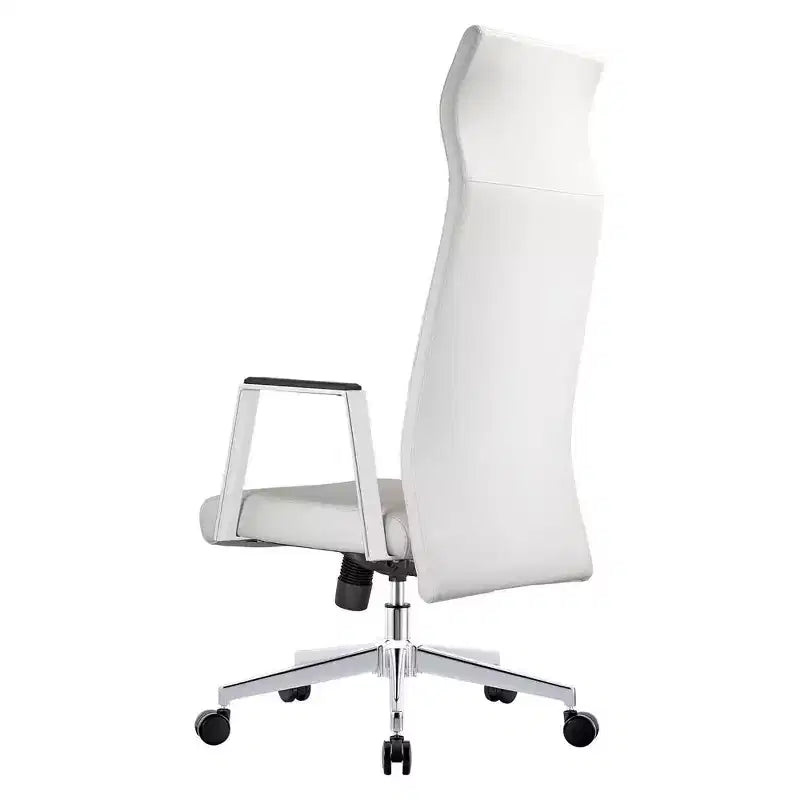 Sedia da ufficio ergonomica con schienale alto, supporto lombare, schienale in rete, girevole e regolabile in altezza