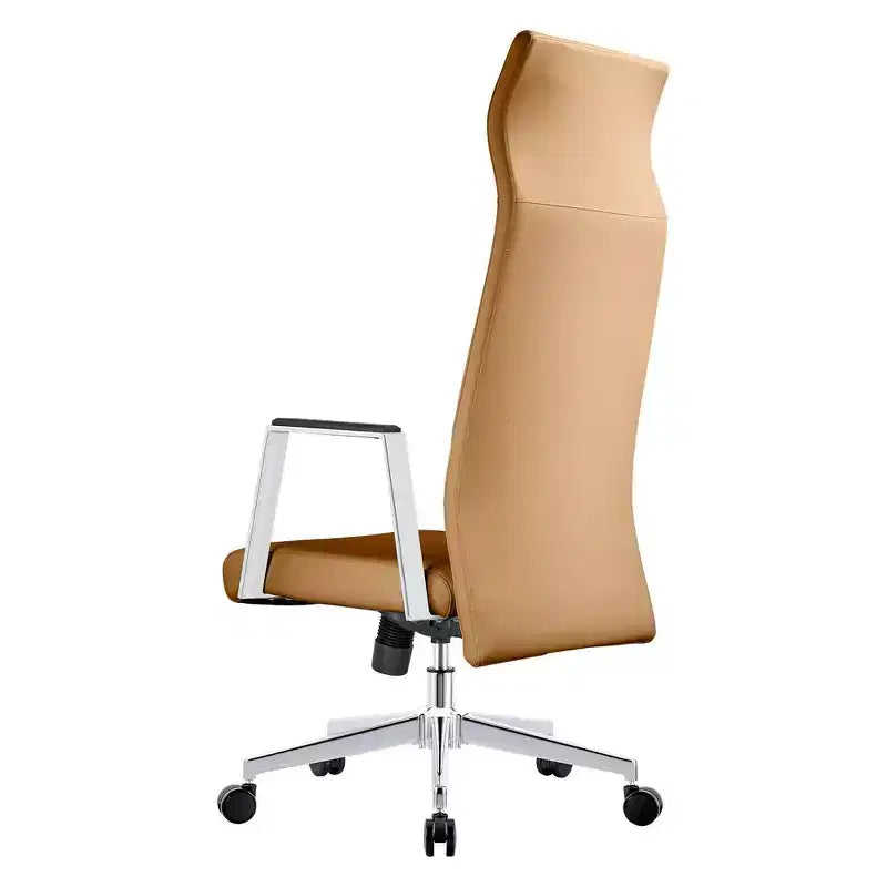 Sedia da ufficio ergonomica con schienale alto, supporto lombare, schienale in rete, girevole e regolabile in altezza