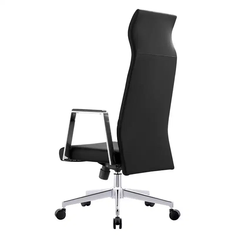 Sedia da ufficio ergonomica con schienale alto, supporto lombare, schienale in rete, girevole e regolabile in altezza