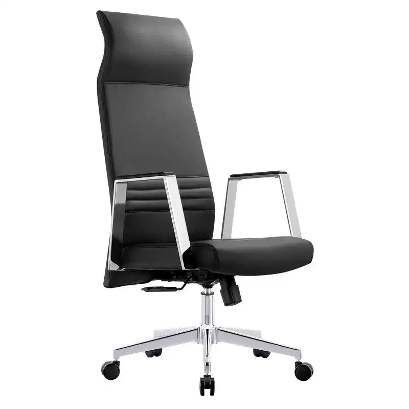 Sedia da ufficio ergonomica con schienale alto, supporto lombare, schienale in rete, girevole e regolabile in altezza