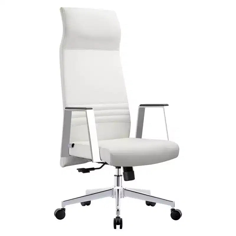 Sedia da ufficio ergonomica con schienale alto, supporto lombare, schienale in rete, girevole e regolabile in altezza