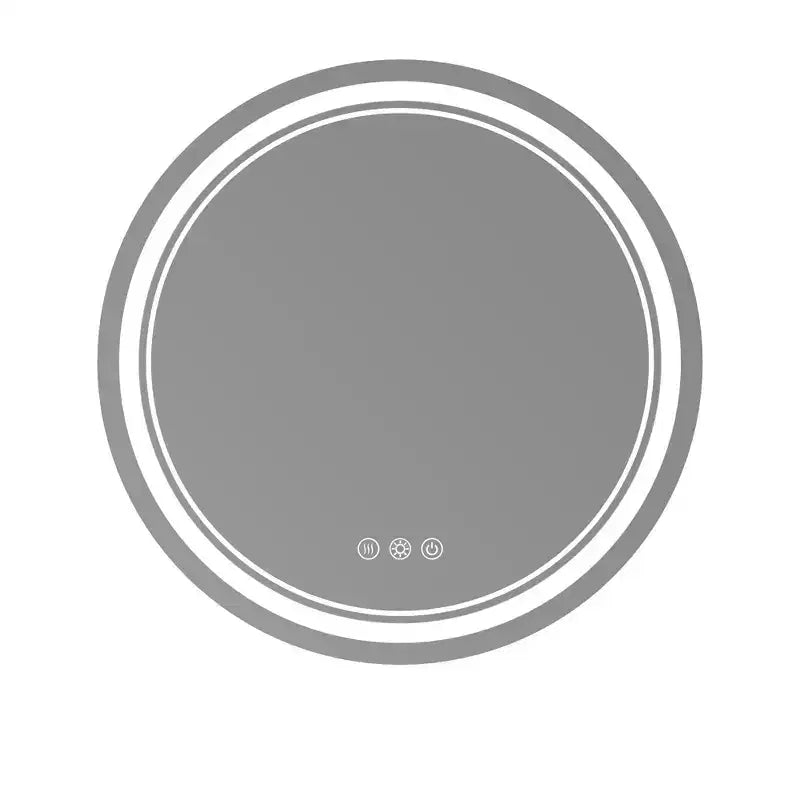 Specchio da parete rotondo a LED per bagno con 3 temperature di colore – Diametro 60 cm, dimmerabile, antiappannamento