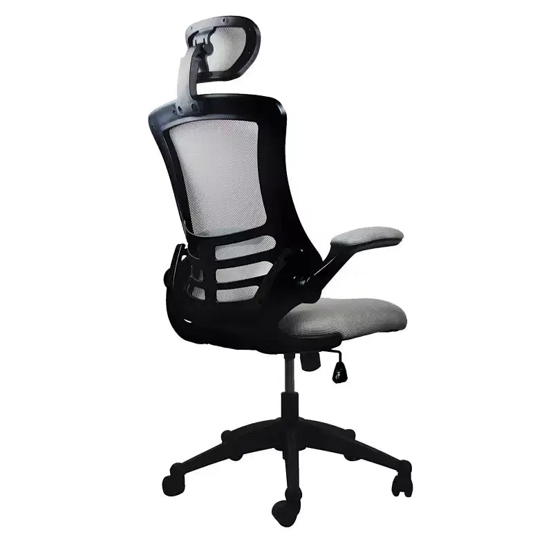 Sedia da ufficio girevole regolabile – Struttura in nylon, capacità 100 kg, 115,5 x 67,3 x 67,3 cm (A x L x P).
