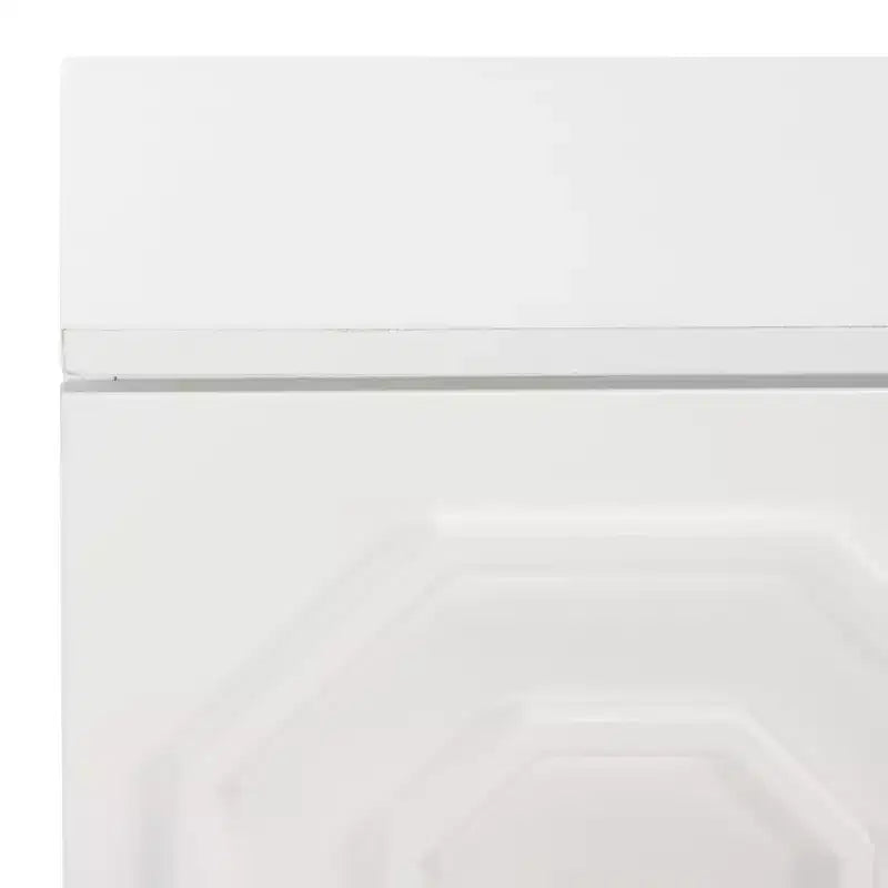 Credenza bianca lucida con 3 ante e 2 ripiani regolabili – 137L x 35,5P x 76A cm