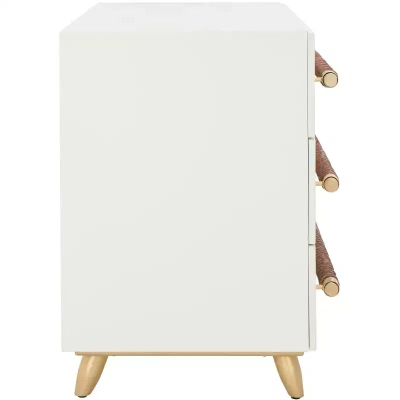 Cassettiera a 3 cassetti con gambe affusolate